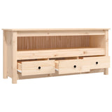 TV Cabinet 114x35x52 cm Solid Wood Pine 821502