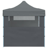 Folding Pop-up Partytent with Sidewalls 3x6 m Anthracite 44966