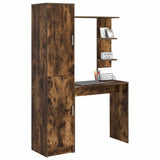 Desk 2 pcs Smoked Oak 3337285