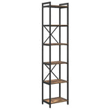 Bookshelf Smoked Oak 40 x 30 x 189.5 cm Engineered Wood 868349