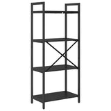 Bookshelf Black Oak 56 x 34 x 133.5 cm Engineered Wood 883868