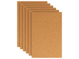 Cork Sheet 6 pcs 100 x 50 x 1 cm Cork Brown 42033425