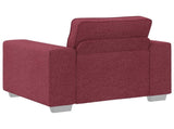 Sofa 3 pcs Wind Red Fabric 3324661