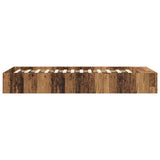 Bed Frame with Storage Old Wood 80 x 200 cm Engineered Wood 3429560