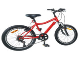 Kids Bike 24'' 6-Speed for 8-12 Years Old Red 42009567