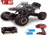 112 Rock Crawler Rechargeable Off Truck 4WD , Metal Shell LED Headlights RC Remote Control Off 06904510