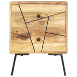 Bedside Cabinet 40x30x50 cm Solid Mango Wood 285875