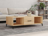 Coffee Table Sonoma Oak 102x50x40 cm Engineered Wood 829303