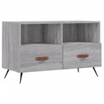 ZNTS TV Cabinet Grey Sonoma 80x36x50 cm Engineered Wood 828946