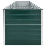 47069 Garden Raised Bed Galvanised Steel 480x80x77 cm Green