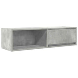 TV Cabinet Concrete Grey 100x31x25.5 cm Engineered Wood 861478