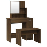 Dressing Table Set Brown Oak 86.5x35x136 cm 3114154