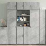 Storage Cabinet Concrete Grey 70x42.5x225 cm Engineered Wood 3281318