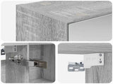 Bathroom Mirror Cabinet with Door Grey Sonoma 50 x 14.5 x 70 cm 889204