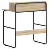 Desk with Storage Sonoma Oak 80 x 50 x 91 cm 8008021