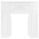 Fireplace Surround High Gloss White 93 x 20 x 89 cm 8006628