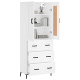 Highboard White 69,5x34x180 cm Engineered Wood 3199745