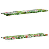 2-Piece Bench Cushions SOEST 100% Polyester Multicolour 949175