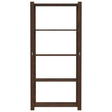 5-Tier Storage Rack Brown 80x38x170 cm Solid Wood Pine 373396