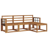 Outdoor Sofa Set 4 pcs Natural 3366227