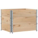 Pallet Collars 3 pcs 80x60 cm Solid Wood Pine 3295362