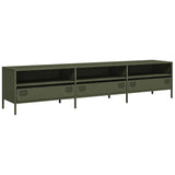 TV Cabinet Olive Green 202x39x43.5 cm Cold-rolled Steel 851350