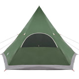 Teepee Tent 5-Person with Roof Green 545 x 450 x 295 cm 42003999