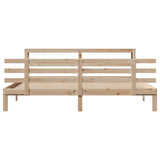 Bed Frame with Headboard without Mattress 200x200 cm 3306120
