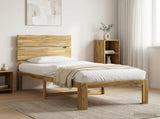 Single Bed Frame with Headboard ROSTOCK White 90 x 190 cm 903484