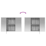 Bathroom Cabinet Set 4 pcs Grey Sonoma 103.5 x 15.5 x 70 cm 3406348