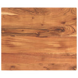 Table Top 60x50x2.5 cm Rectangular Solid Wood Acacia 370915