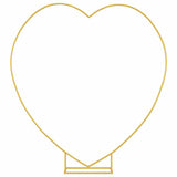 Wedding Arch Gold 195 x 35 x 211 cm Steel 42023034