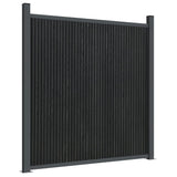 Fence Panel WPC Grey 180x186 cm 4003979