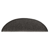 Self-adhesive Stair Mats Sisal-Look 15 pcs 56x20 cm Anthracite 326861