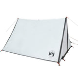 Camping Tent 2-Person White Blackout Fabric Waterproof 94532
