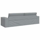 Sofa Bed Light Grey 245 x 78 x 77 cm Fabric 4106715