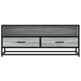 TV Cabinet Grey Sonoma 100x34.5x40 cm Engineered Wood and Metal 848817