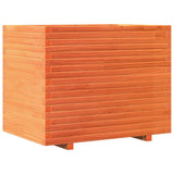 Garden Planter Wax Brown 90x60x72.5 cm Solid Wood Pine 3282606