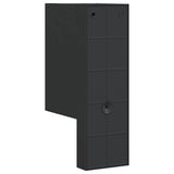 Outdoor Wall Lights with Sensors 2pcs Black Die-cast Aluminium 4006309