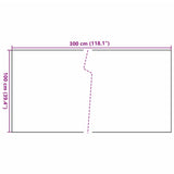Balcony Screen Anthracite 300x100 cm Poly Rattan 156237