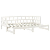 Pull-out Day Bed without Mattress White 2x cm 820223