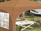 Pop-up Party Tent 290 x 290 x 245 cm Beige 42019859