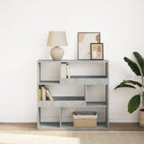 Book Cabinet/Room Divider Concrete Grey 100x33x94.5 cm 854439