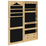 Mirror Jewellery Cabinet Wall Mounted 37.5x10x90 cm 353225