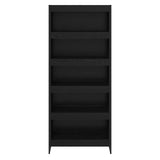 Book Cabinet 2 pcs Black Oak 80 x 30 x 189.5 cm Engineered Wood 3403010