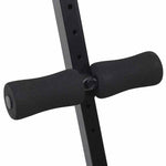 Sit Up Bench Black 124 x 33.5 x 55 cm Powder-coated steel 42002575