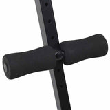 Sit Up Bench Black 124 x 33.5 x 55 cm Powder-Coated Steel 42002575