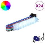 LED Strip 12 pcs Black and Multicolour 1745 mm 3429137