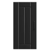 Kitchen Wall Cabinet Lucca Black Engineered Wood 853778