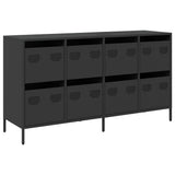 Sideboard Black 135x39x73.5 cm Cold-rolled Steel 3307167
